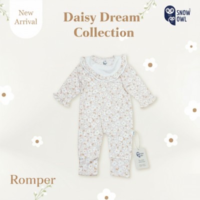 Snow Owl Daisy Dream Collection ชุดเด็กผ้าดูดใยไผ่พรีเมียม - Romper 3-6 M Snow Owl Daisy Dream Collection ชุดเด็กผ้าดูดใยไผ่พรีเมียม - Romper 3-6 M